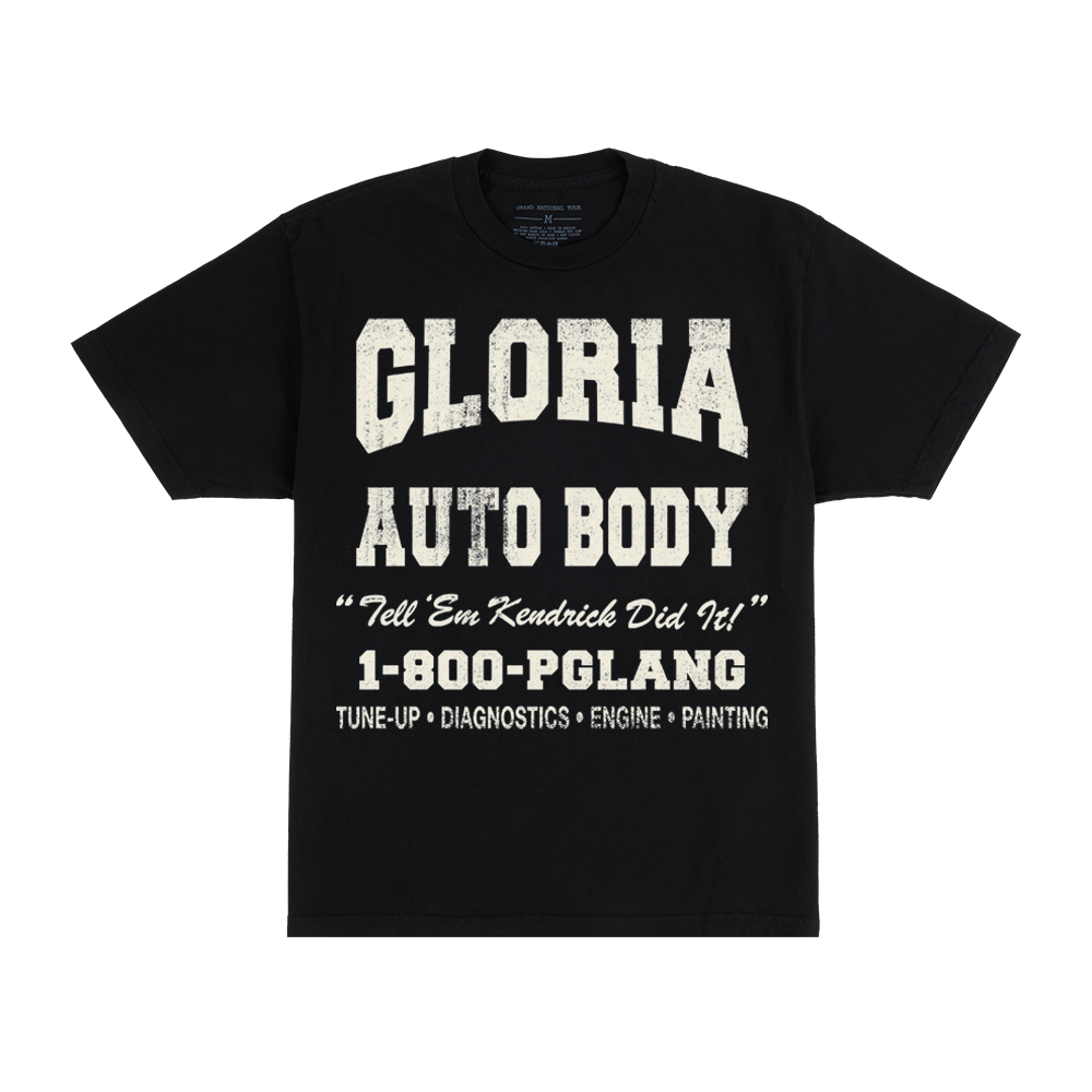 Kendrick Lamar Gloria EU Auto Body T-Shirt - GNT Official UK Store