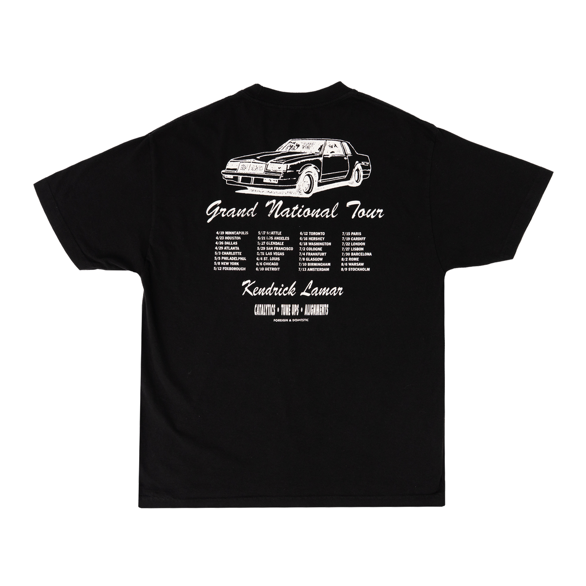 Kendrick Lamar Gloria EU Auto Body T-Shirt - GNT Official UK Store