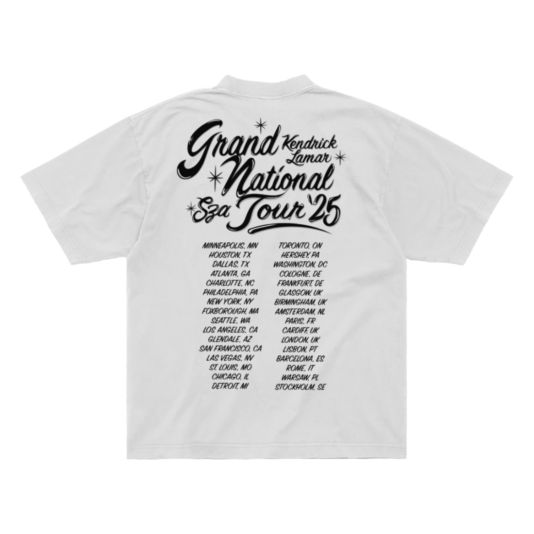 Merch Grand National Tour UK Merch grand national tour uk